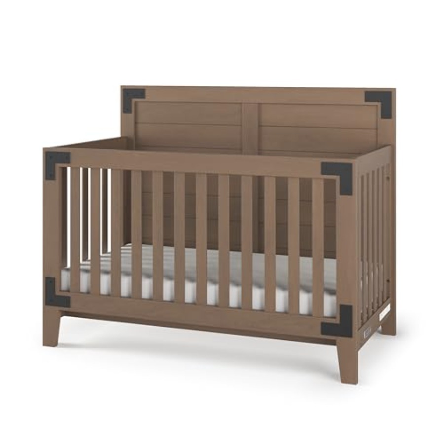 Convertible Crib Set - Lucas Design 4-in-1 Convertible Baby Crib