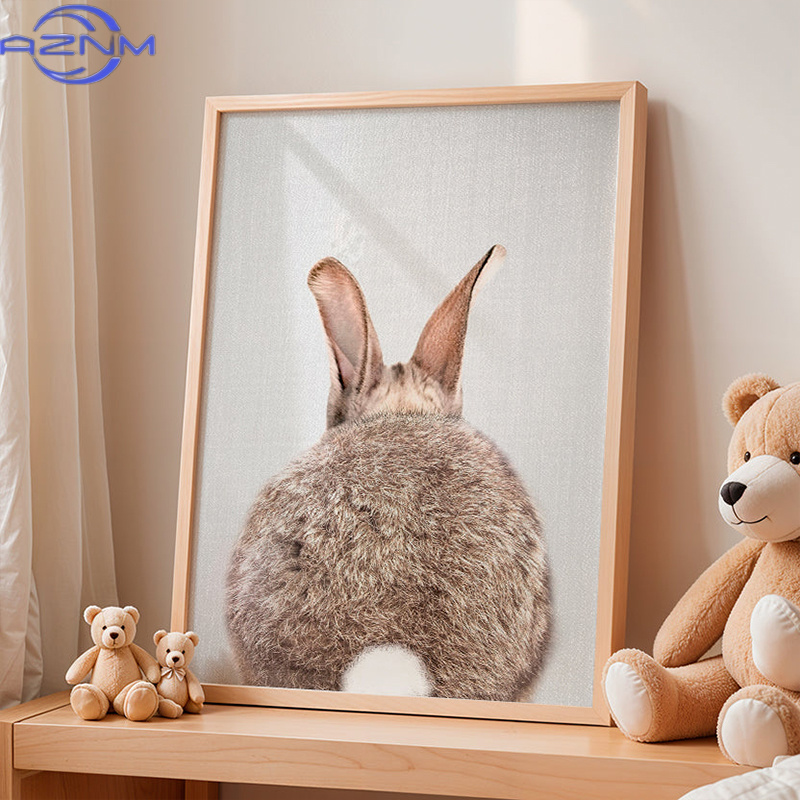 Baby Nursery Mirror - AZNM Koala Rabbit Lion Elephant Baby