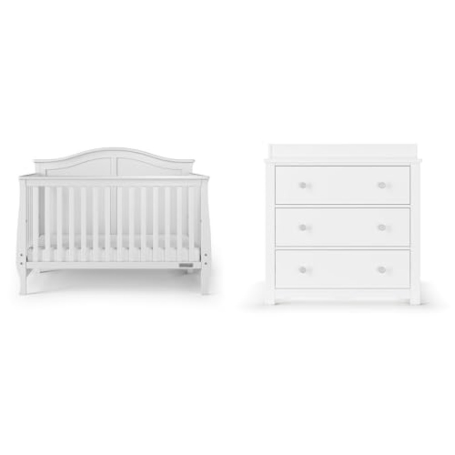 Convertible Crib Set - Camden Design 4-in-1 Convertible Baby Crib