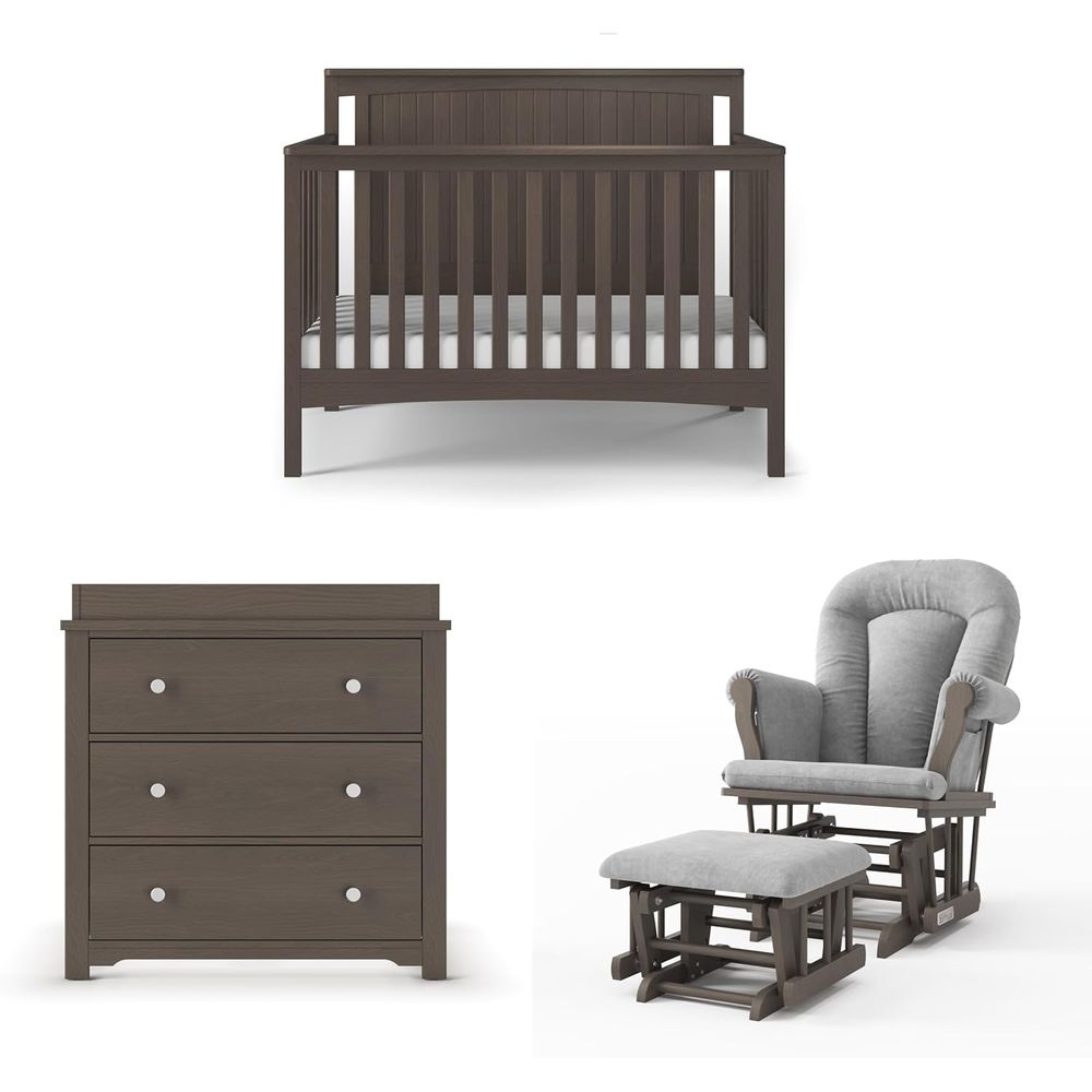 Scout 3-Piece Nursery Set, Inc - Convertible Crib Set 리뷰 및 가격