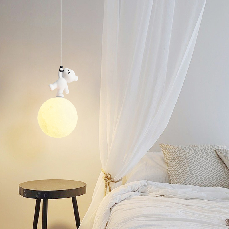 Bear Lamp Cartoon Nursery Room - Baby Nursery Light Fixture 리뷰 및 가격