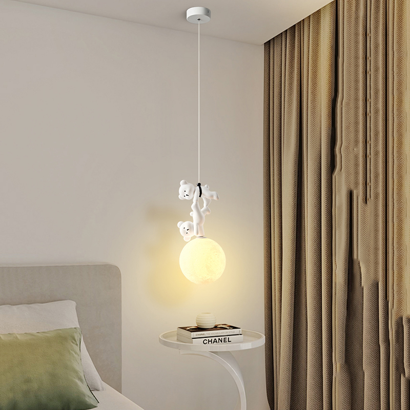 Bear Lamp Cartoon Nursery Room - Baby Nursery Light Fixture 리뷰 및 가격