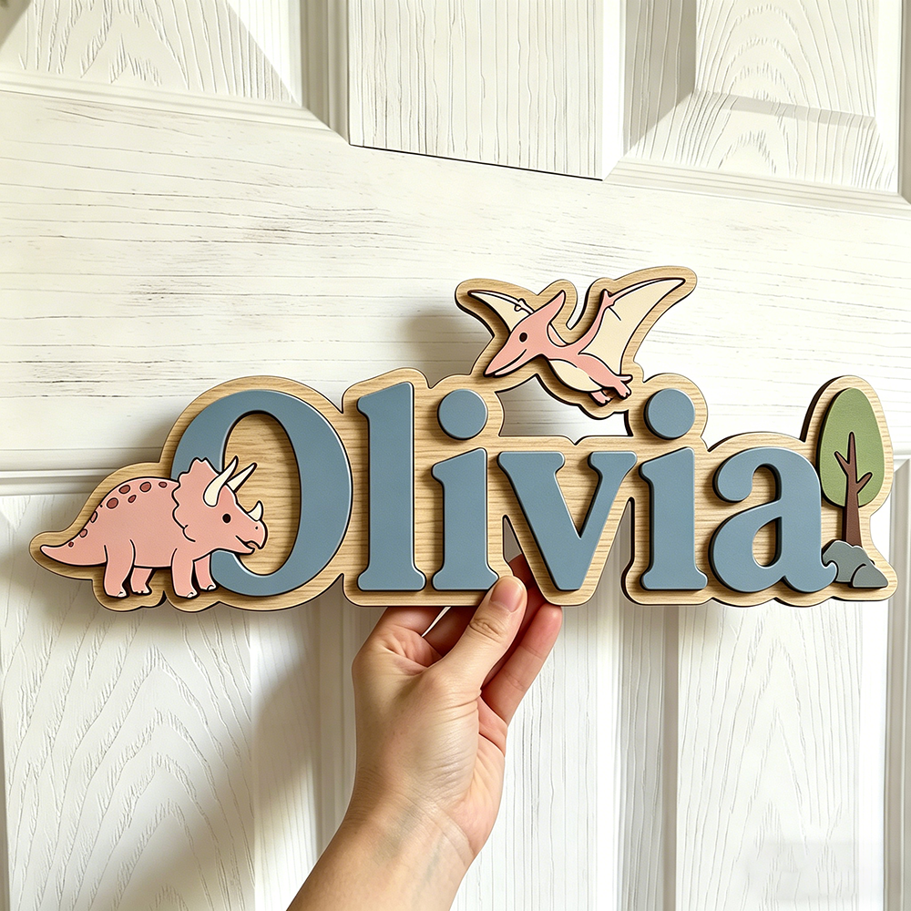Personalized Dinosaur Name Sig - Baby Nursery Decorations 리뷰 및 가격