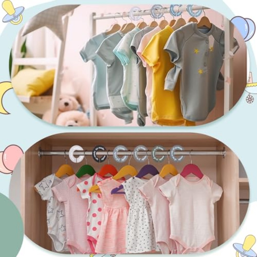 8 Pcs Baby Closet Dividers, Gi - Baby Nursery Decorations 리뷰 및 가격