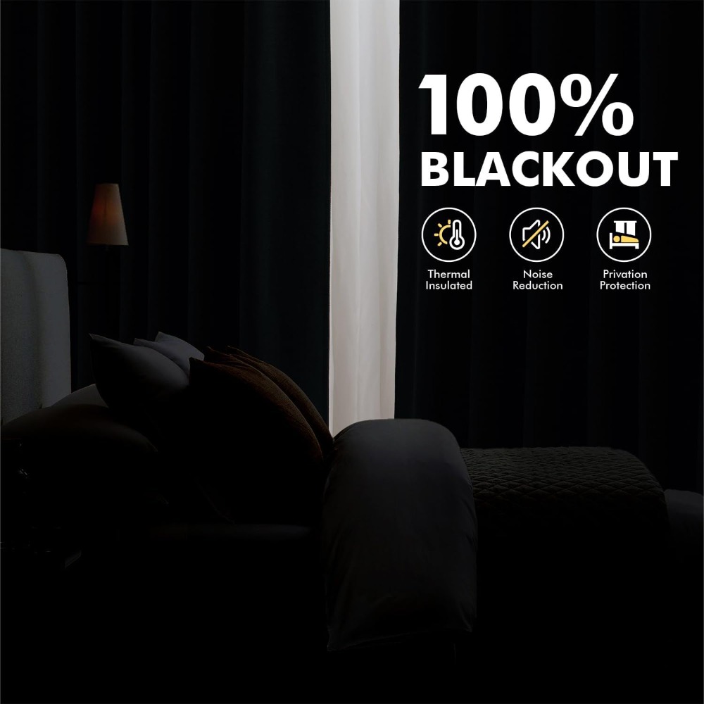 100% Blackout Linen Curtains f - Blackout Curtain Nursery 리뷰 및 가격