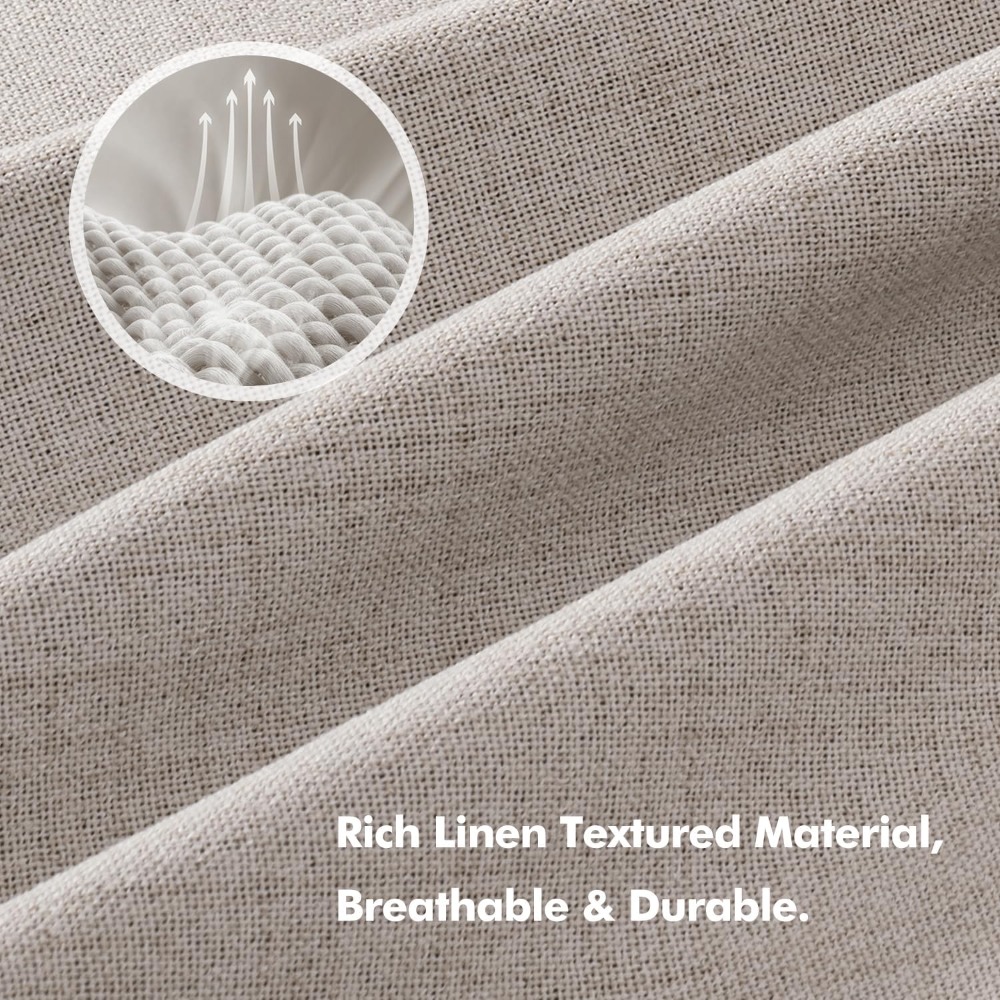 100% Blackout Linen Curtains f - Blackout Curtain Nursery 리뷰 및 가격