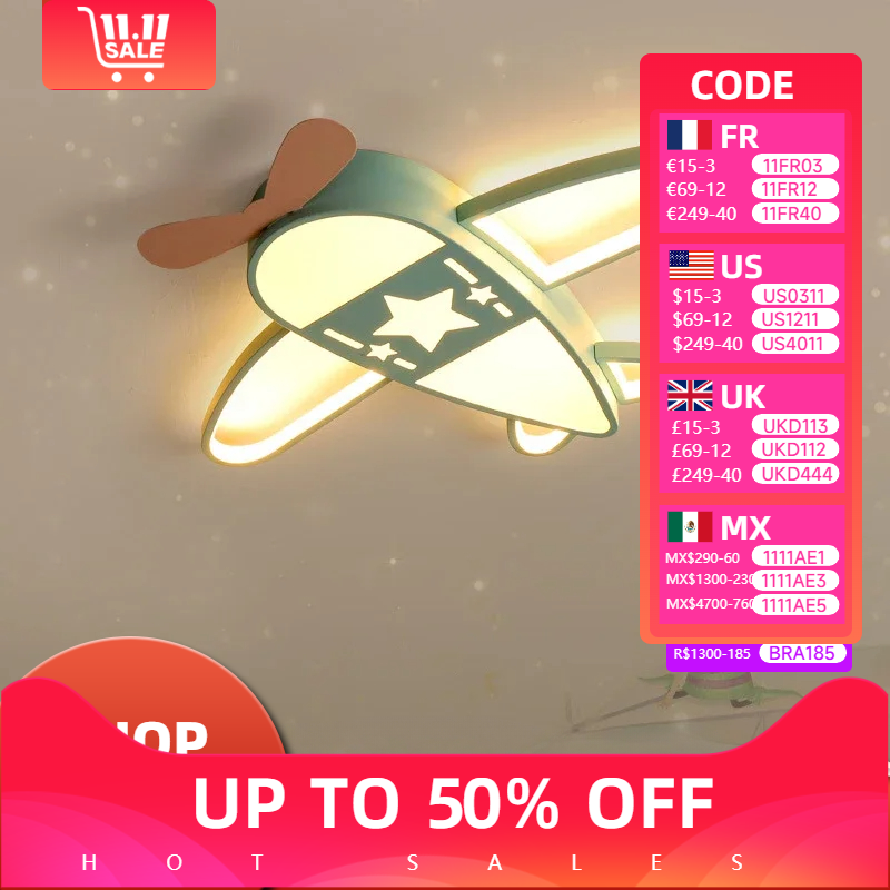 Modern Airplane Led Lights Chi - Baby Nursery Light Fixture 리뷰 및 가격