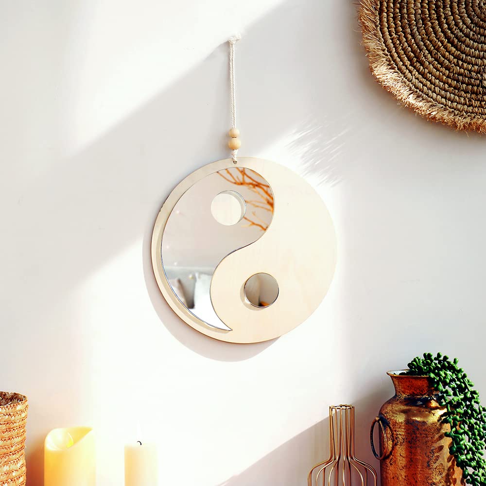Wooden Mirror Home Decor Boho  - Baby Nursery Mirror 리뷰 및 가격