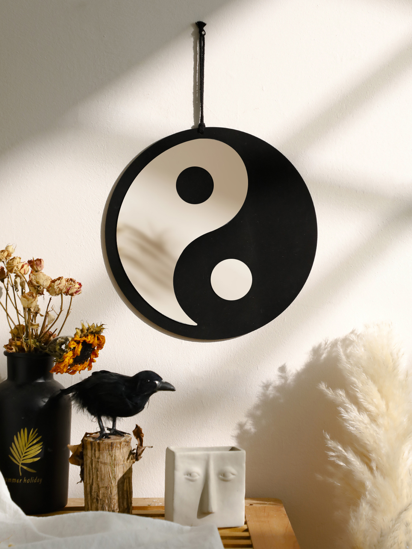 Wooden Mirror Home Decor Boho  - Baby Nursery Mirror 리뷰 및 가격