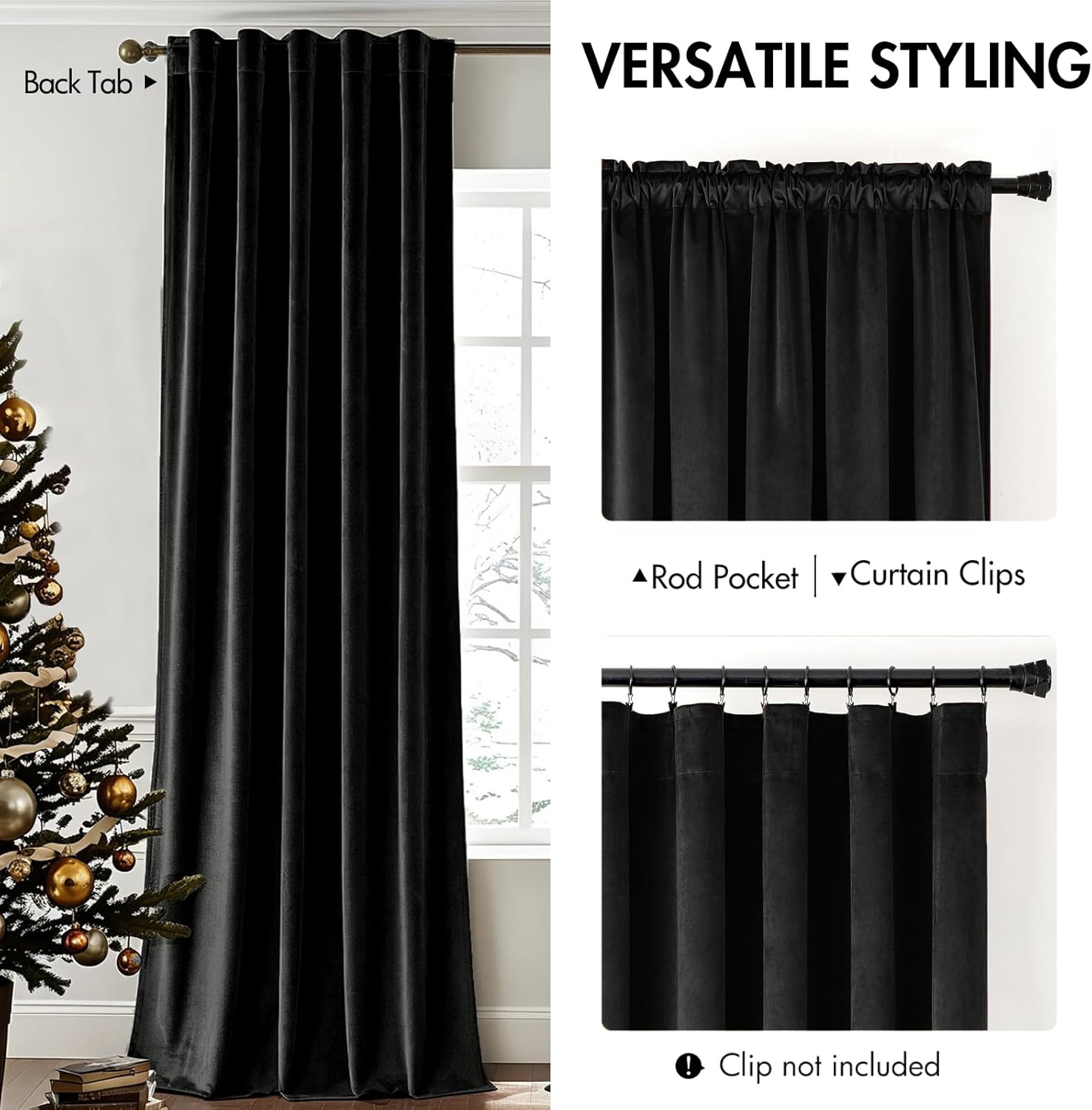 Black Velvet Curtains 96 Inche - Blackout Curtain Nursery 리뷰 및 가격