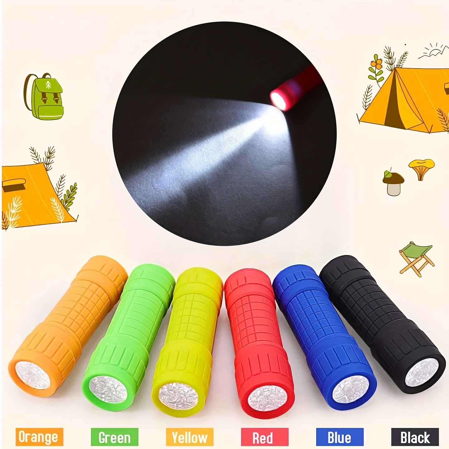 Mini Portable Flashlight Nine  - Baby Nursery Gifts 리뷰 및 가격