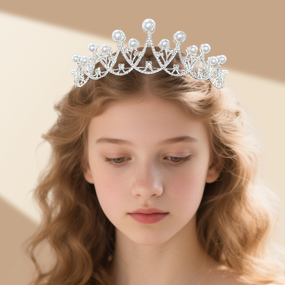 Elegant Pearl Crown Single Fas - Baby Nursery Gifts 리뷰 및 가격