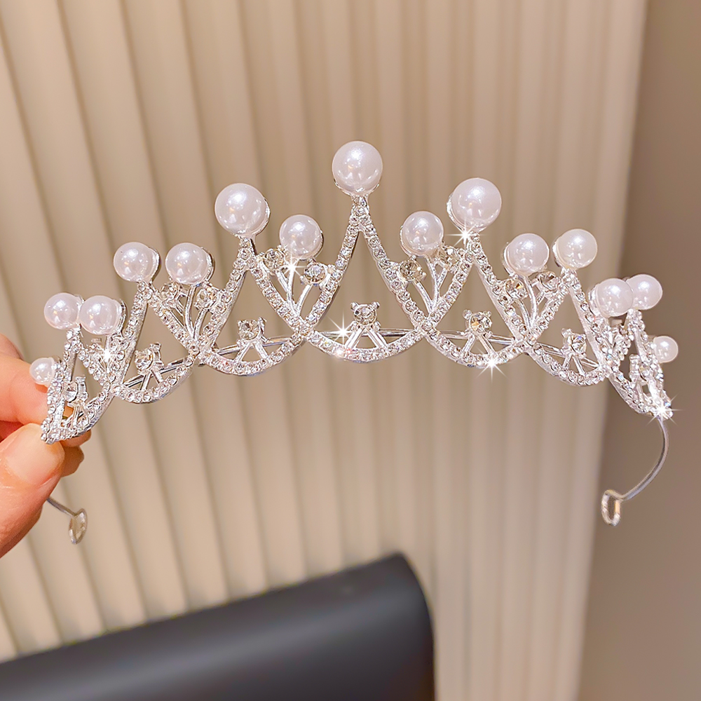Elegant Pearl Crown Single Fas - Baby Nursery Gifts 리뷰 및 가격