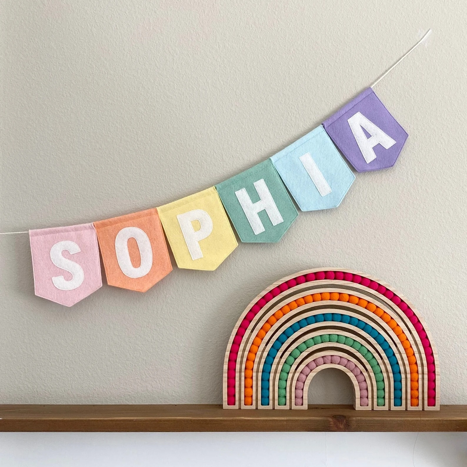 Personalized Felt Letter Banne - Baby Nursery Bunting 리뷰 및 가격