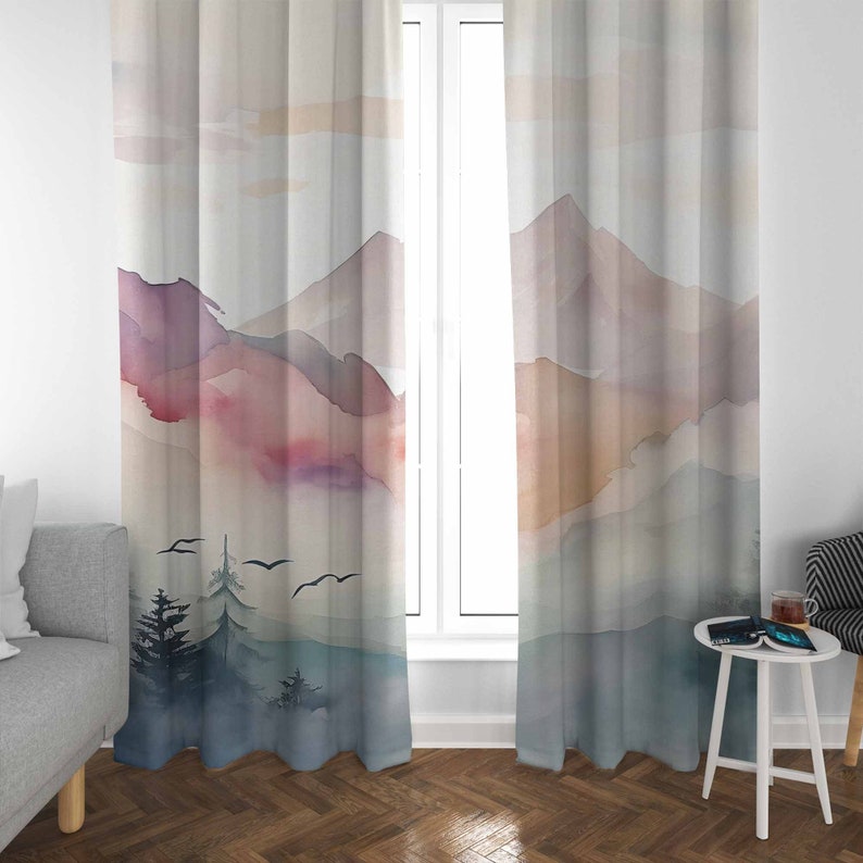 Mountain Forest Nursery Curtai - Blackout Curtain Nursery 리뷰 및 가격
