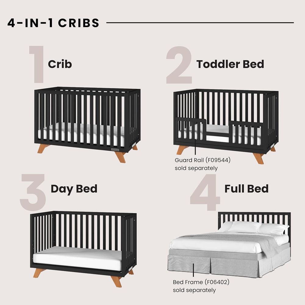 4-in-1 Convertible Crib and 3- - Convertible Crib Set 리뷰 및 가격