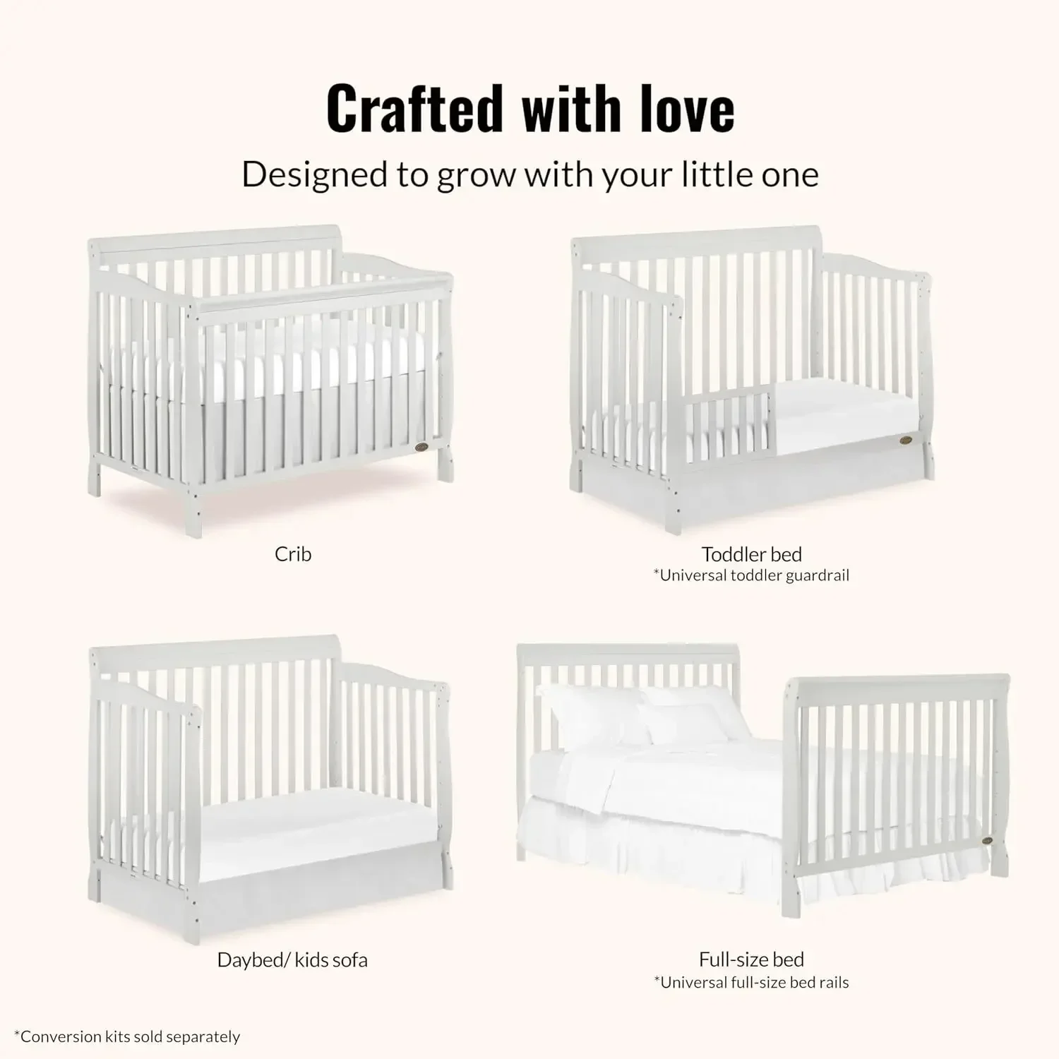 Ashton 4-In-1 Convertible Crib - Convertible Crib Set 리뷰 및 가격