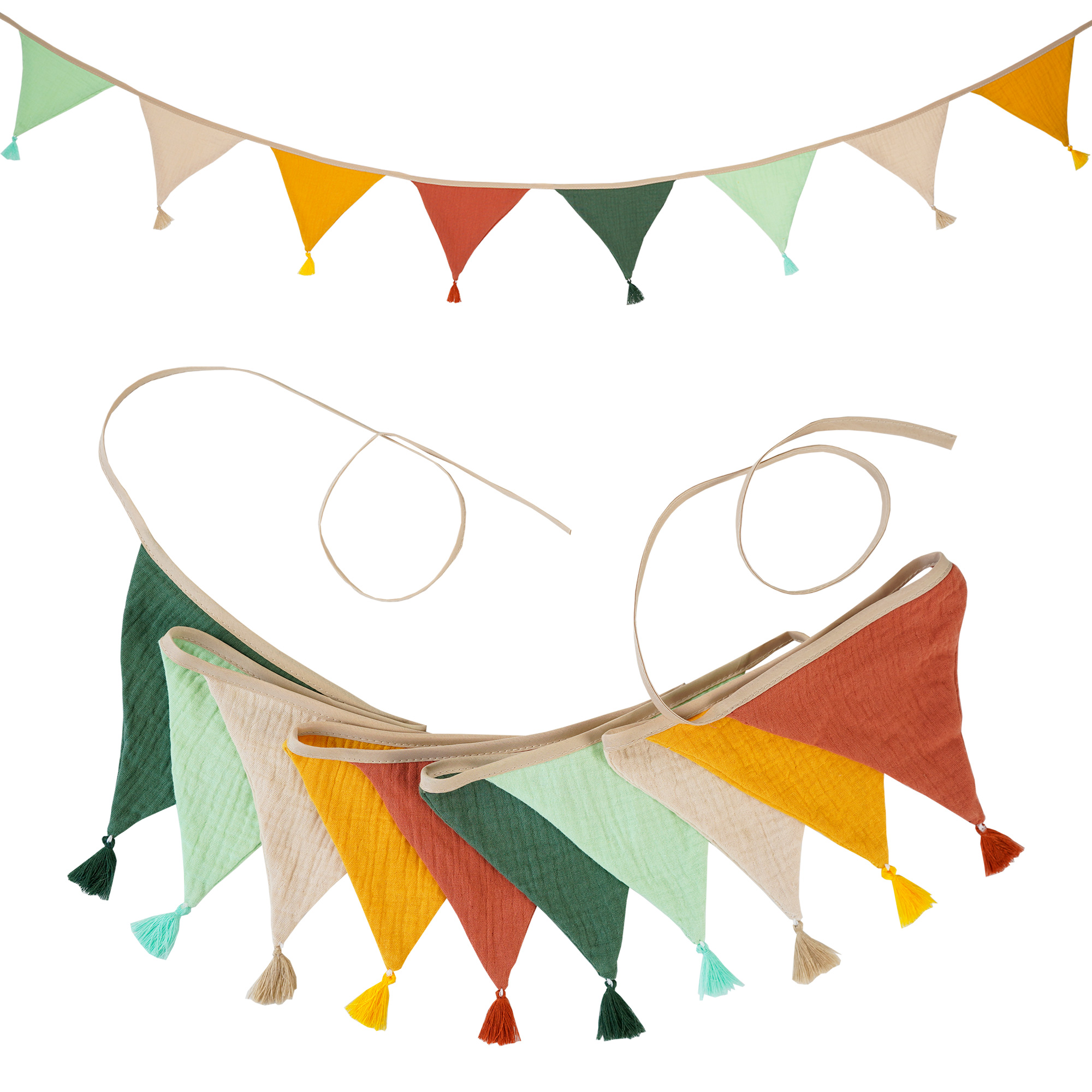 2.6M/8.5FT Nursery Fabric Bunt - Baby Nursery Bunting 리뷰 및 가격
