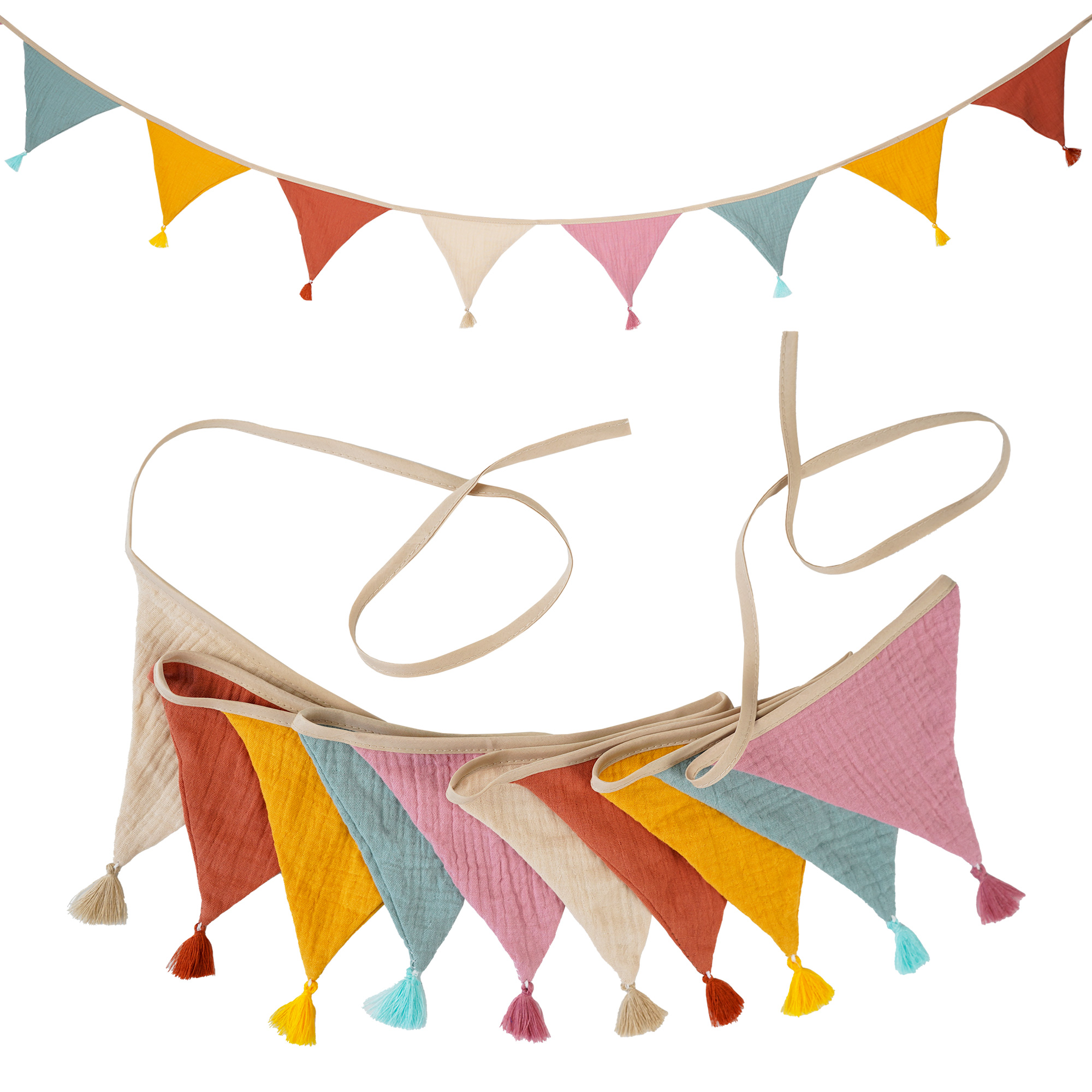 2.6M/8.5FT Nursery Fabric Bunt - Baby Nursery Bunting 리뷰 및 가격