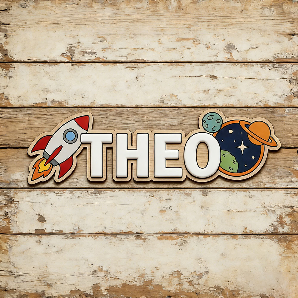 Personalized Space Rocket Name - Baby Nursery Decorations 리뷰 및 가격
