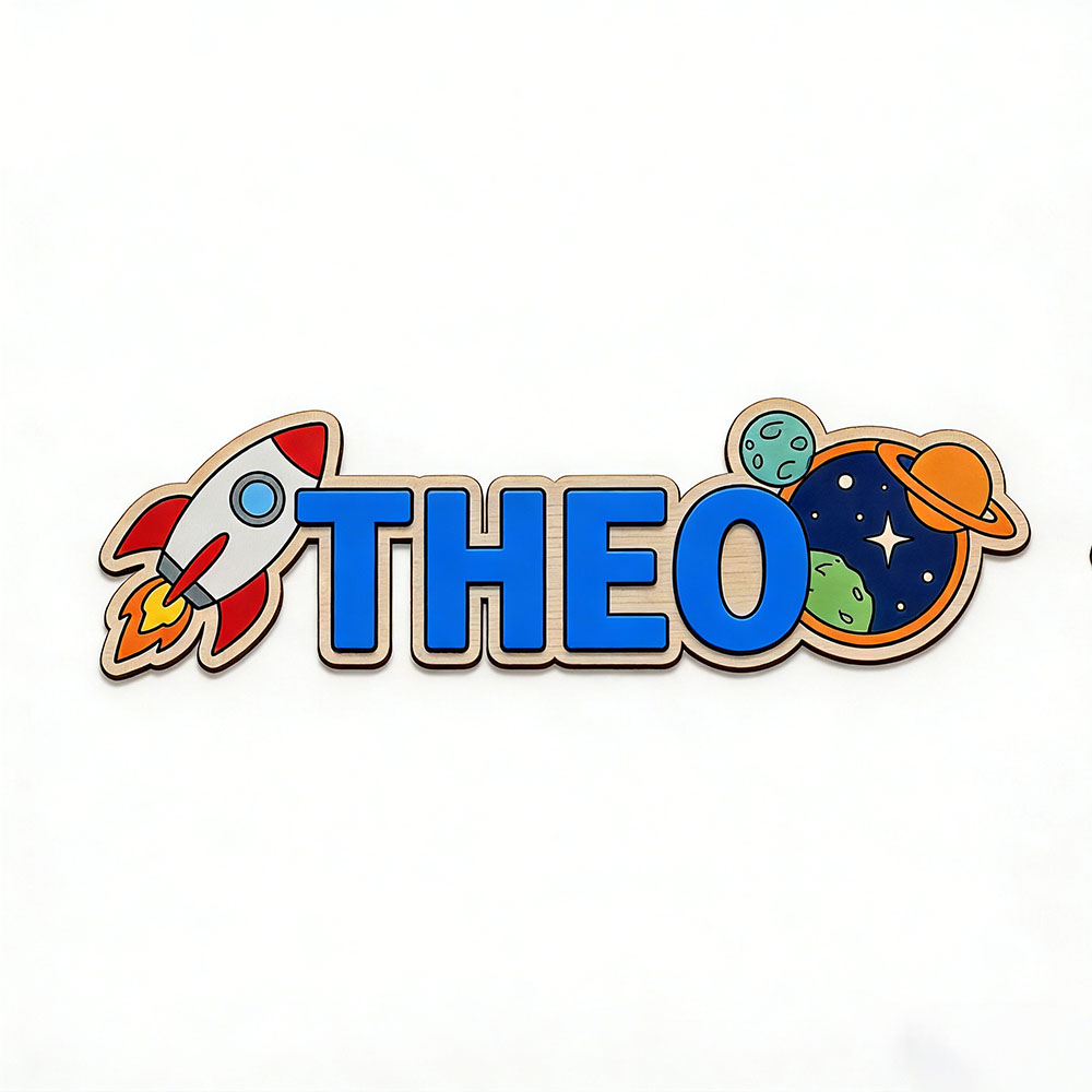Personalized Space Rocket Name - Baby Nursery Decorations 리뷰 및 가격
