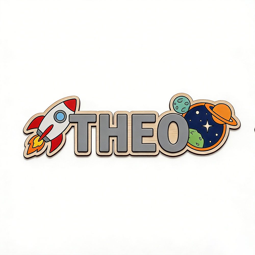 Personalized Space Rocket Name - Baby Nursery Decorations 리뷰 및 가격