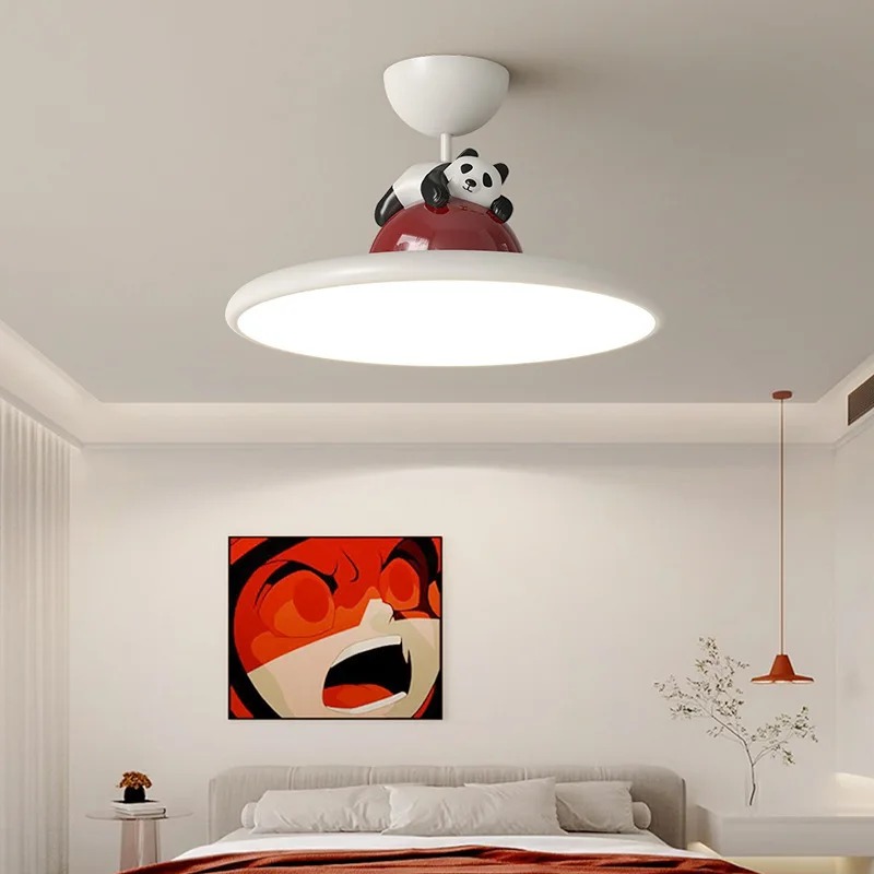 Cartoon Cream Style Panda LED  - Baby Nursery Light Fixture 리뷰 및 가격