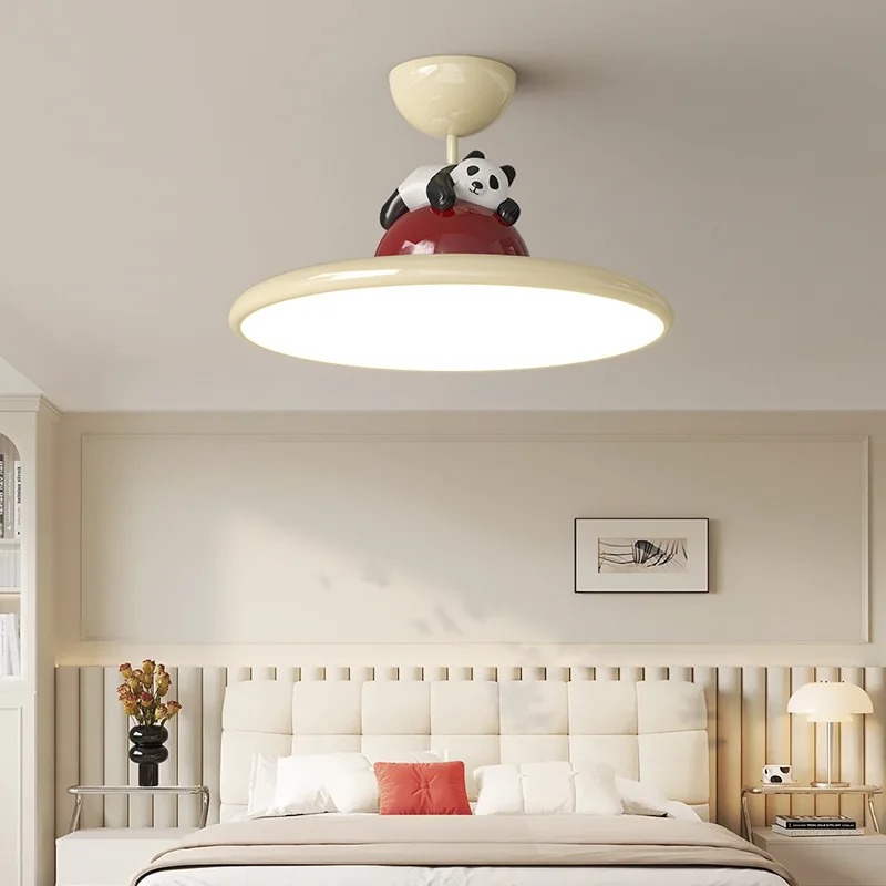 Cartoon Cream Style Panda LED  - Baby Nursery Light Fixture 리뷰 및 가격