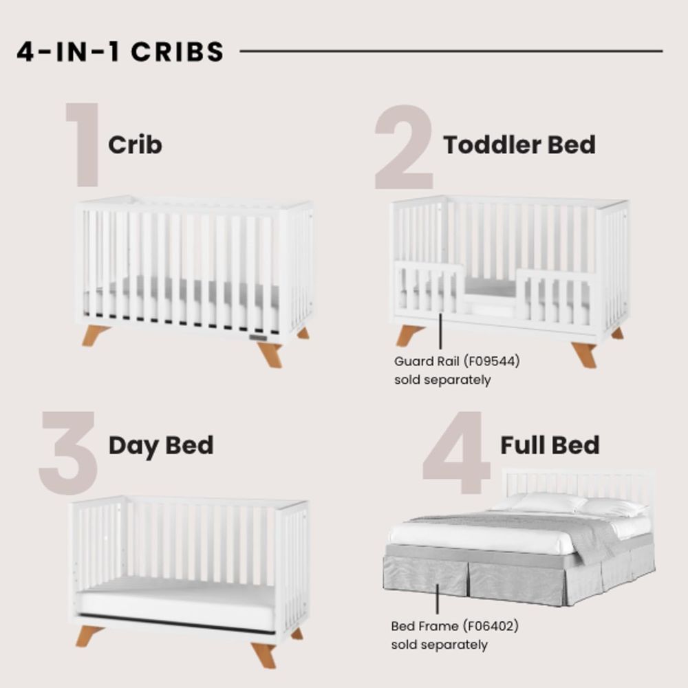 2-Piece Nursery Set: 4-in-1 Co - Convertible Crib Set 리뷰 및 가격