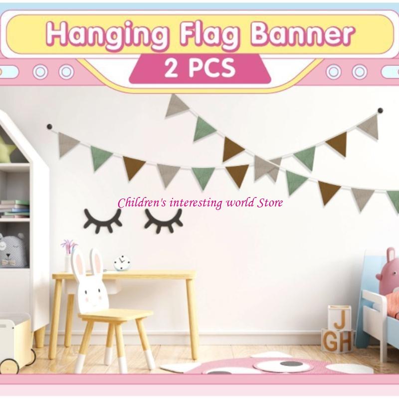 Easy Hanging Bunting Garland V - Baby Nursery Bunting 리뷰 및 가격