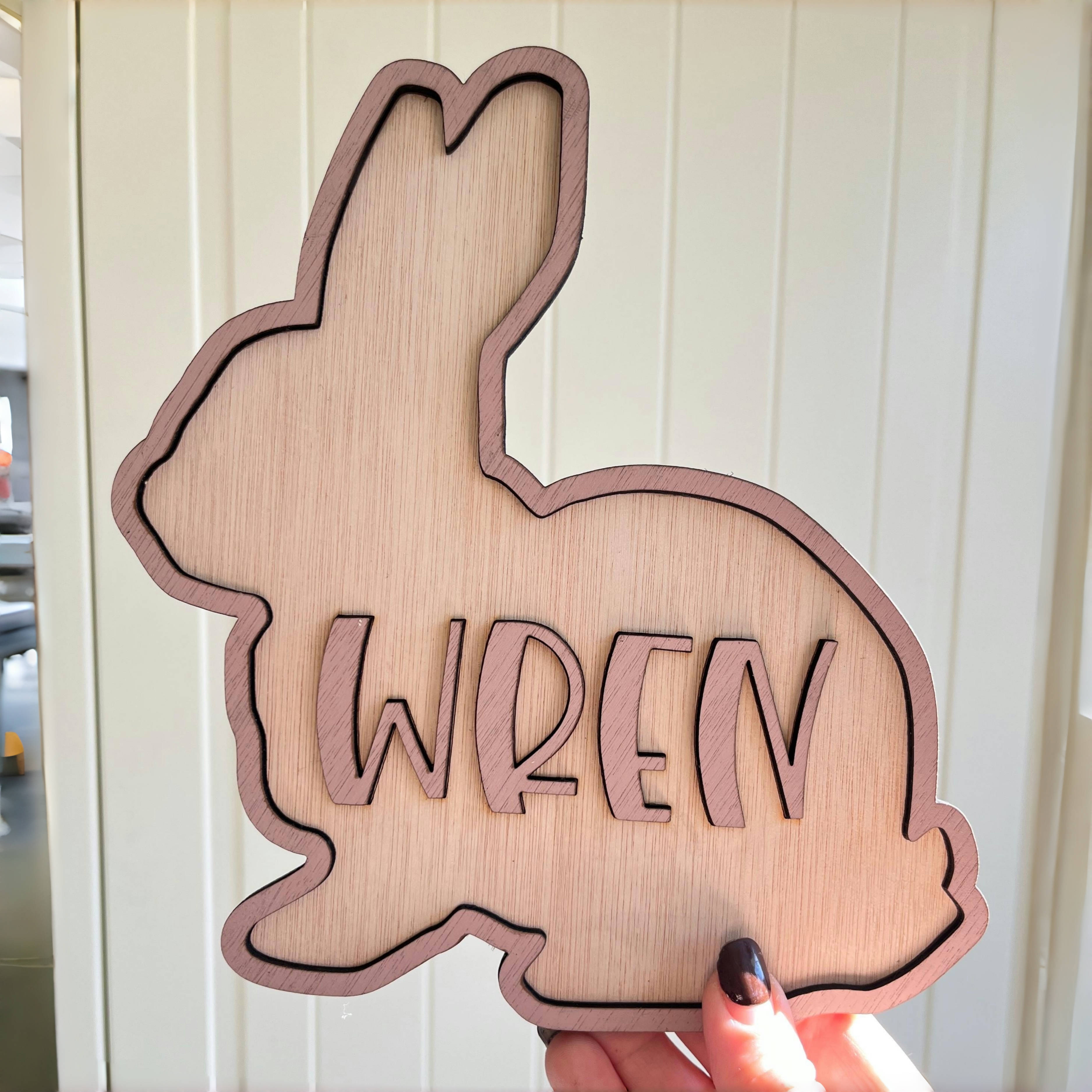 Personalized Bunny Name Wooden - Baby Nursery Things 리뷰 및 가격