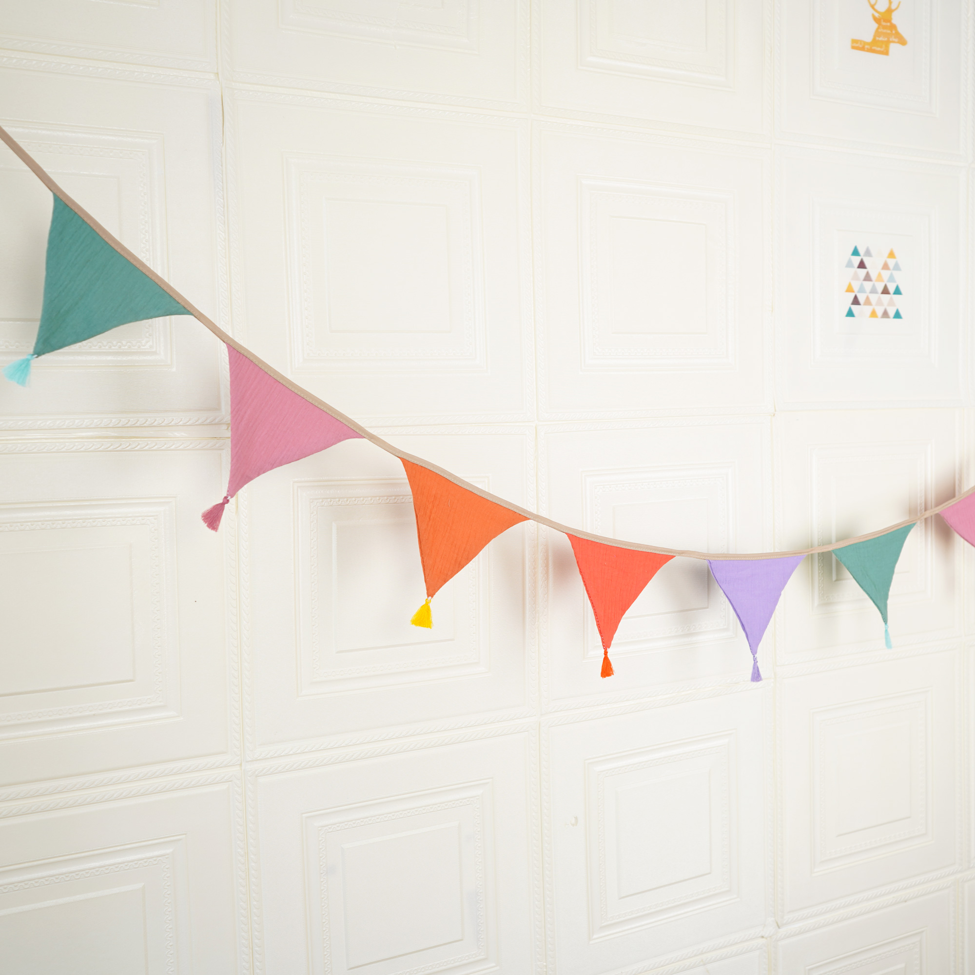 2.6M/8.5FT Nursery Candy Fabri - Baby Nursery Bunting 리뷰 및 가격