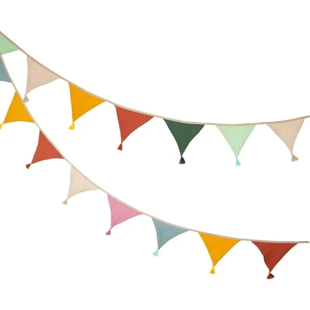 20 PCS  Fabric Flag Banners Mu - Baby Nursery Bunting 리뷰 및 가격