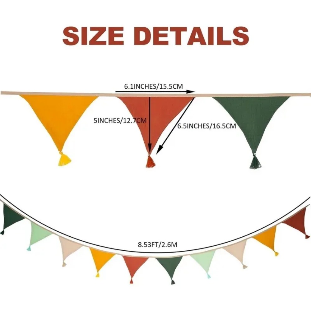 20 PCS  Fabric Flag Banners Mu - Baby Nursery Bunting 리뷰 및 가격