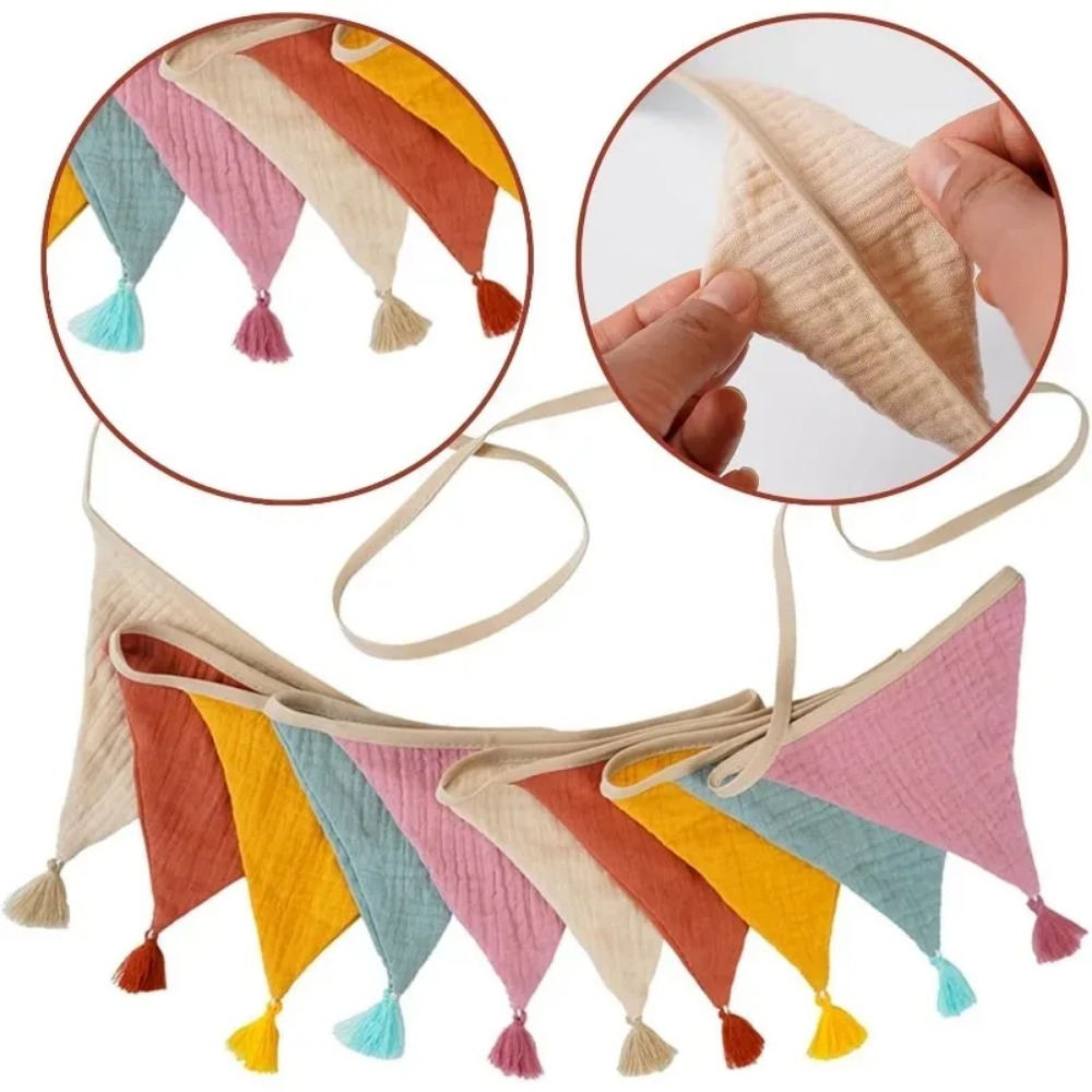 20 PCS  Fabric Flag Banners Mu - Baby Nursery Bunting 리뷰 및 가격