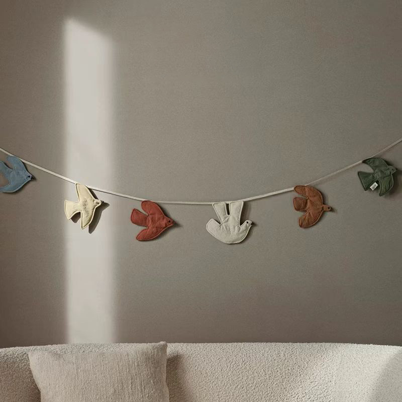 Nordic Ins Style Bird Hanging  - Baby Nursery Bunting 리뷰 및 가격