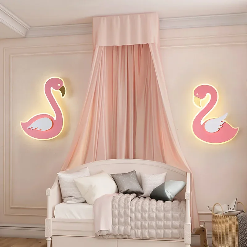 Flamingo LED Wall Lamp, Nordic - Baby Nursery Light Fixture 리뷰 및 가격