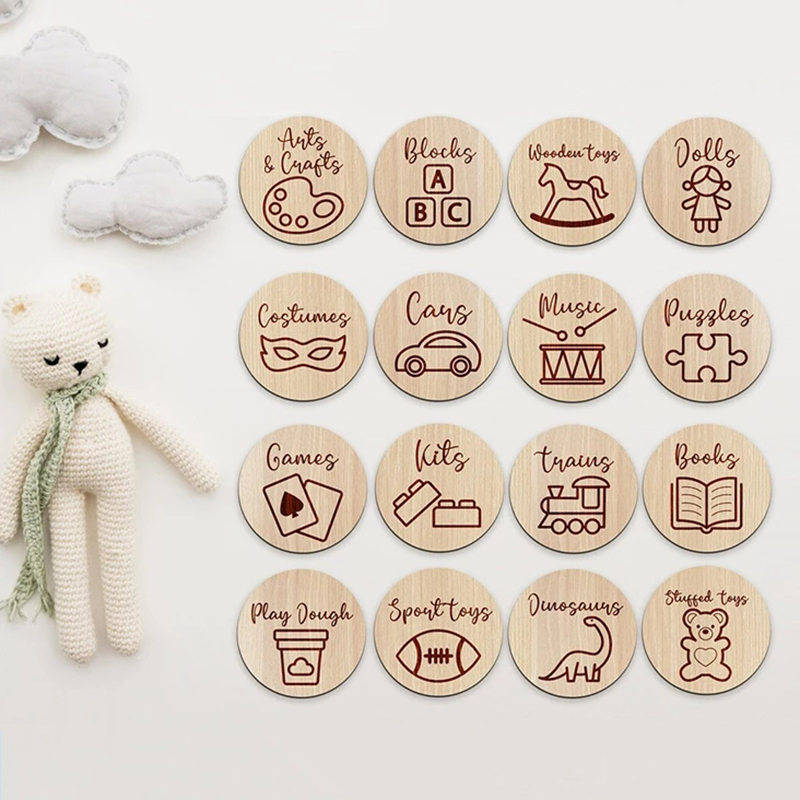 Wooden Storage Tags  Nursery D - Baby Nursery Things 리뷰 및 가격