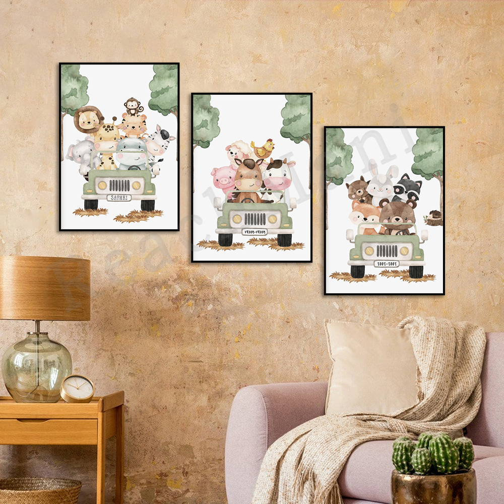 Nursery Art Print, Farm Animal - Baby Nursery Mirror 리뷰 및 가격