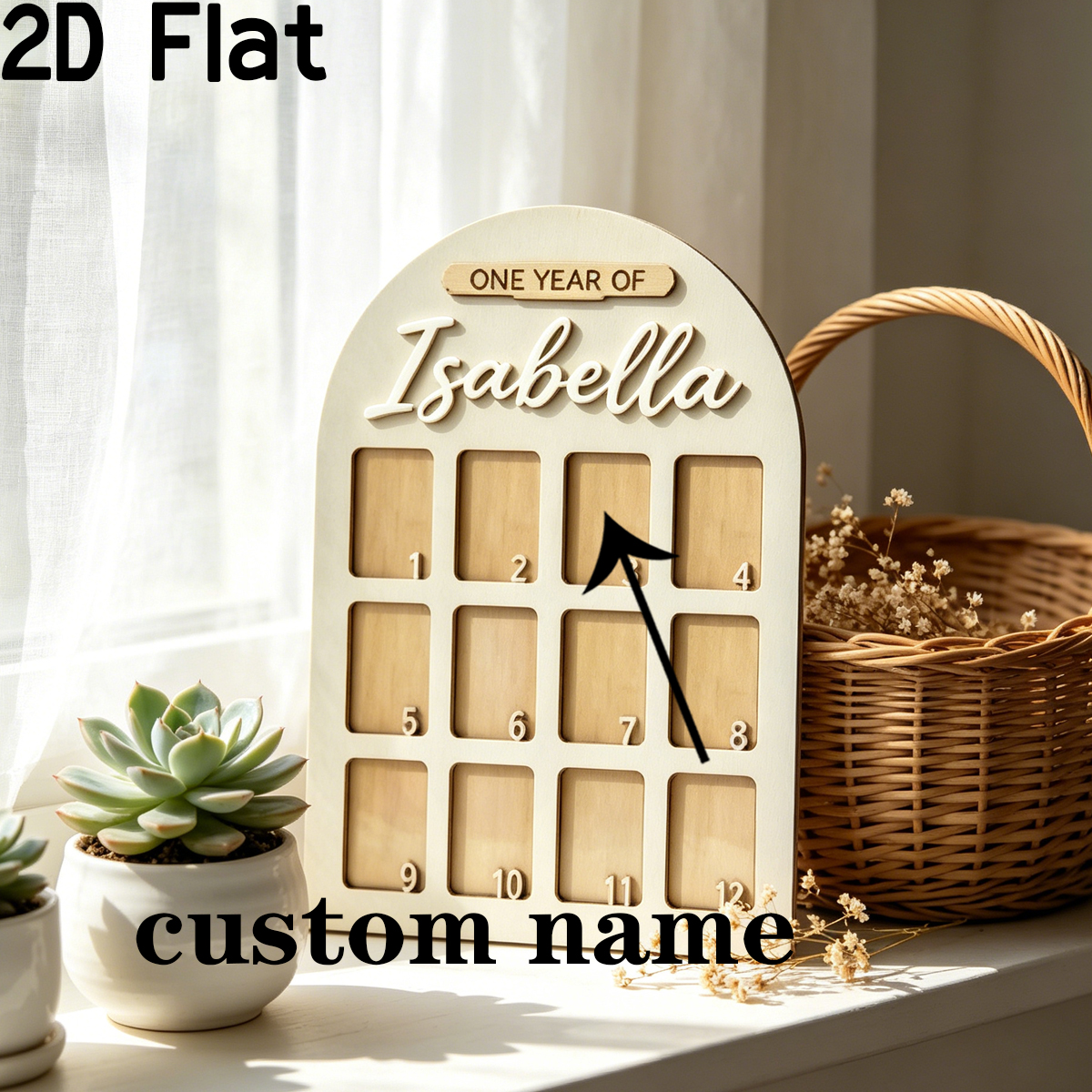 1Pc Custom Photo Record Board  - Baby Nursery Decorations 리뷰 및 가격