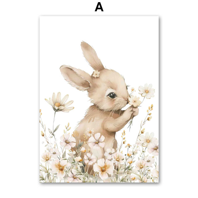 Autumn Rabbit Wild Flower Dais - Baby Nursery Mirror 리뷰 및 가격