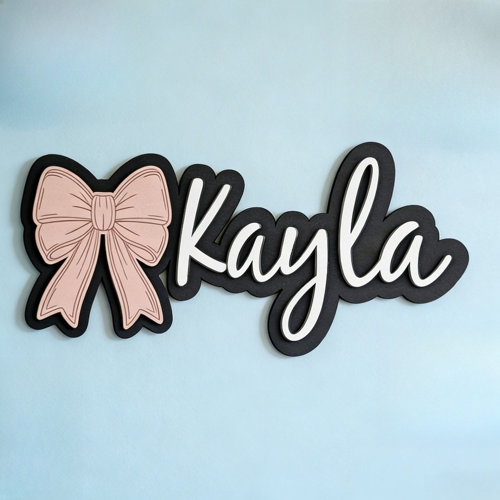 Customizable Bow-Shaped Wooden - Baby Nursery Gifts 리뷰 및 가격