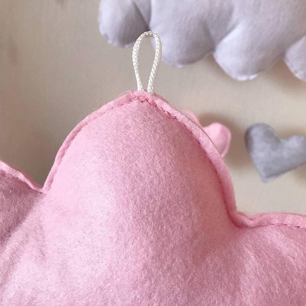 Pink Cloud Hanging Decor Heart - Baby Nursery Light Fixture 리뷰 및 가격