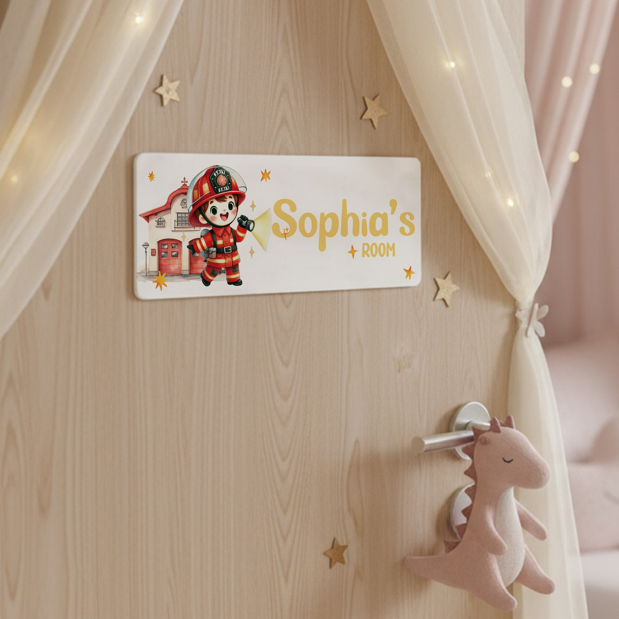 1pc Custom Firefighters Name/T - Baby Nursery Decorations 리뷰 및 가격
