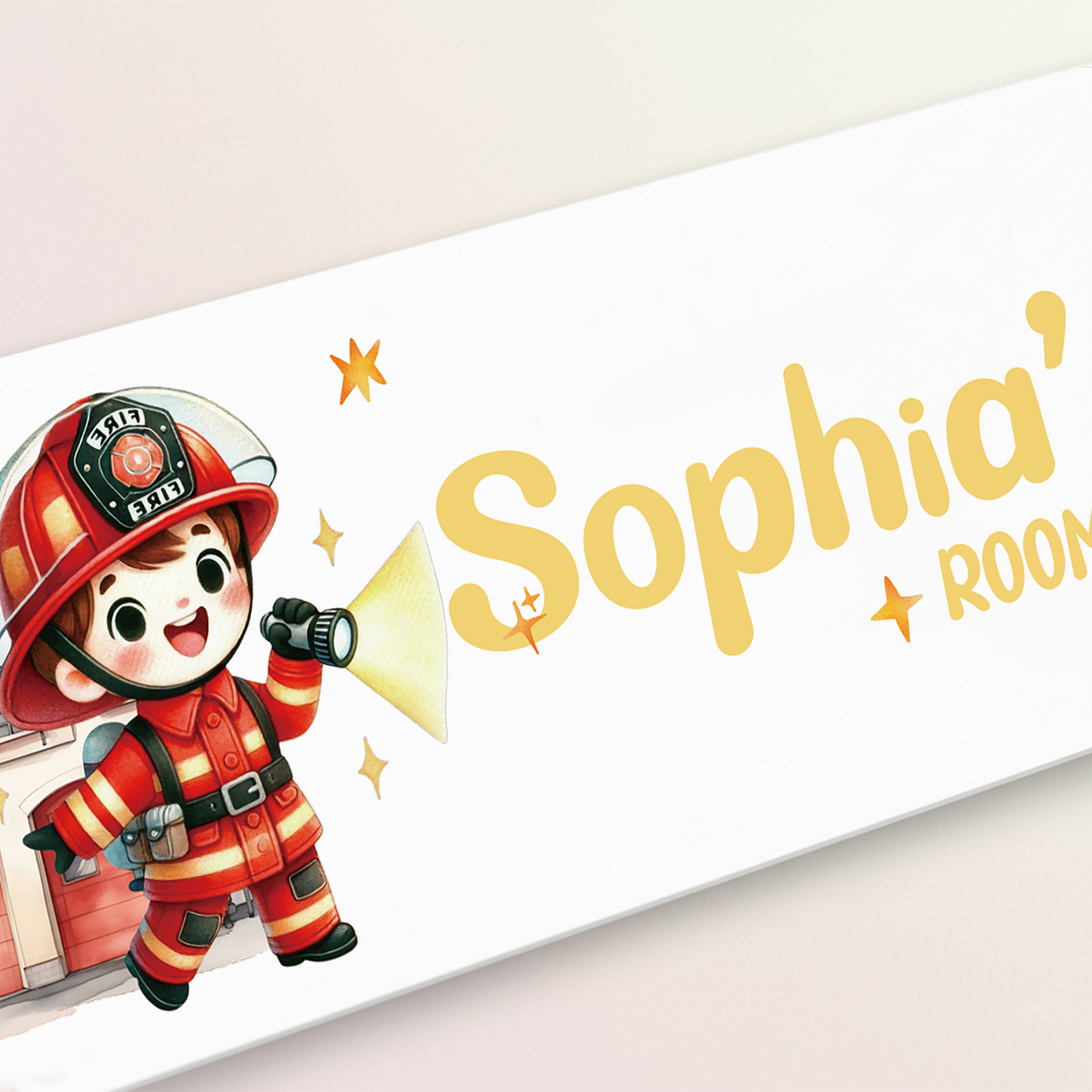 1pc Custom Firefighters Name/T - Baby Nursery Decorations 리뷰 및 가격