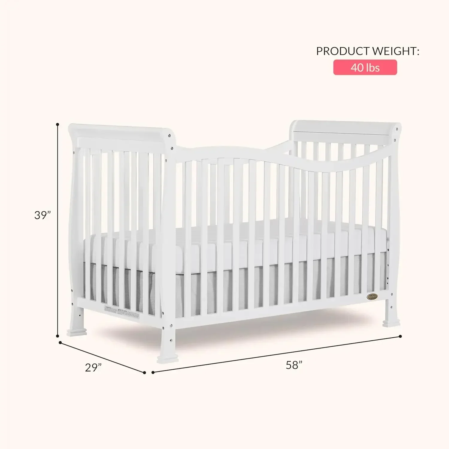Violet 7-In-1 Convertible Life - Convertible Crib Set 리뷰 및 가격
