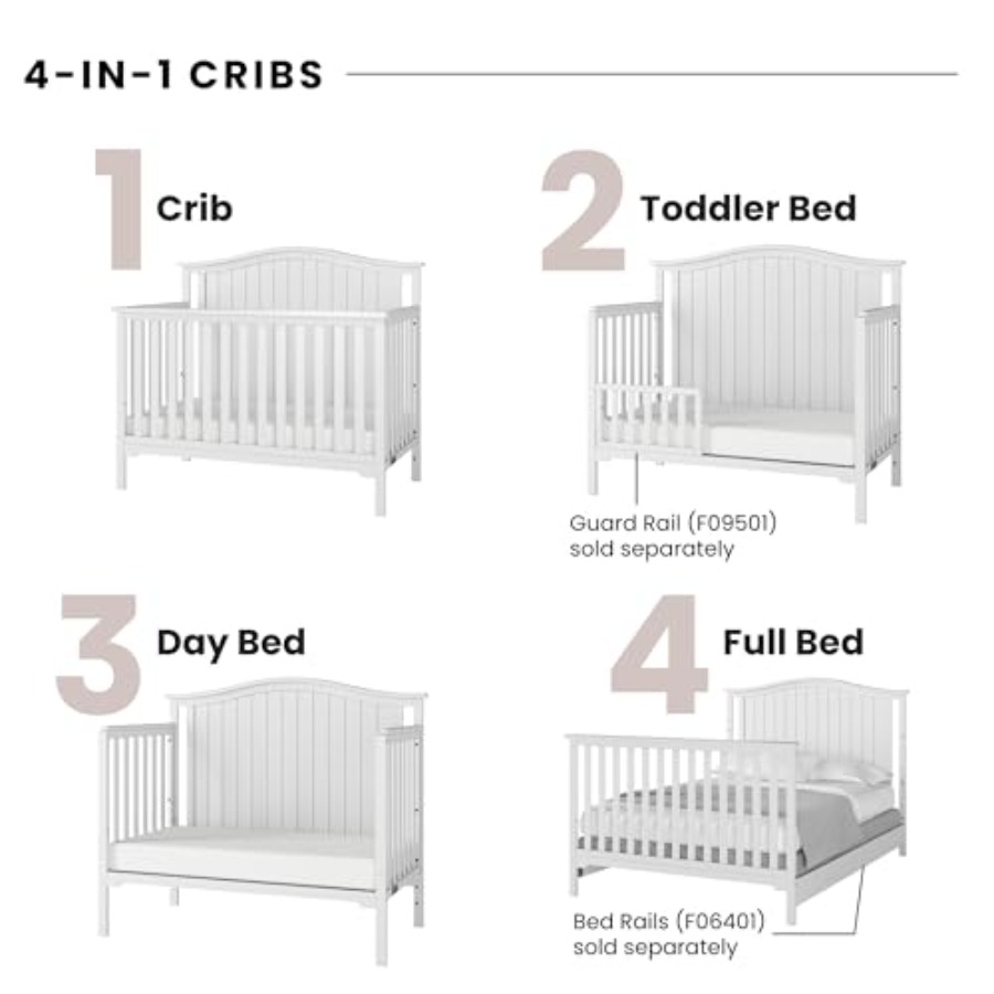 Hampton Arch Top Crib and Chan - Convertible Crib Set 리뷰 및 가격