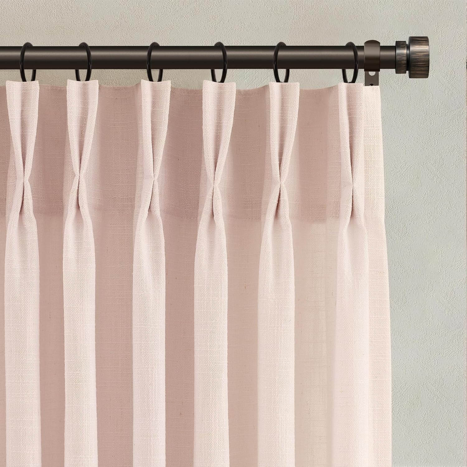 Light Pink Linen Curtains Pinc - Blackout Curtain Nursery 리뷰 및 가격