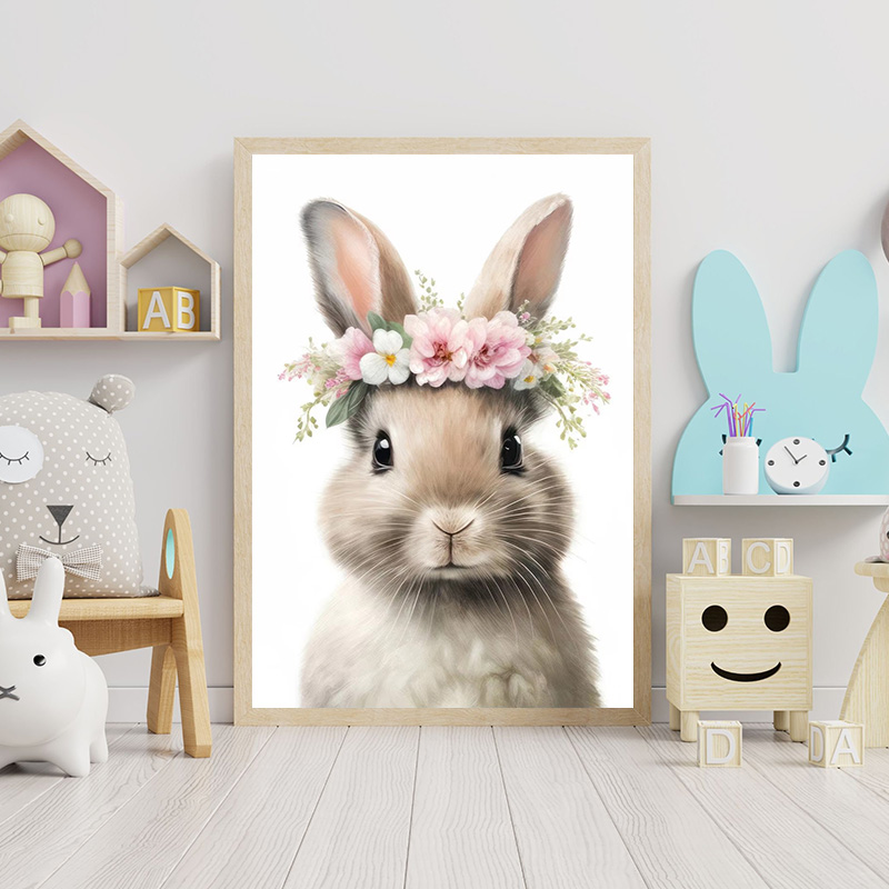 Baby Bear Bunny Deer Raccoon O - Baby Nursery Mirror 리뷰 및 가격