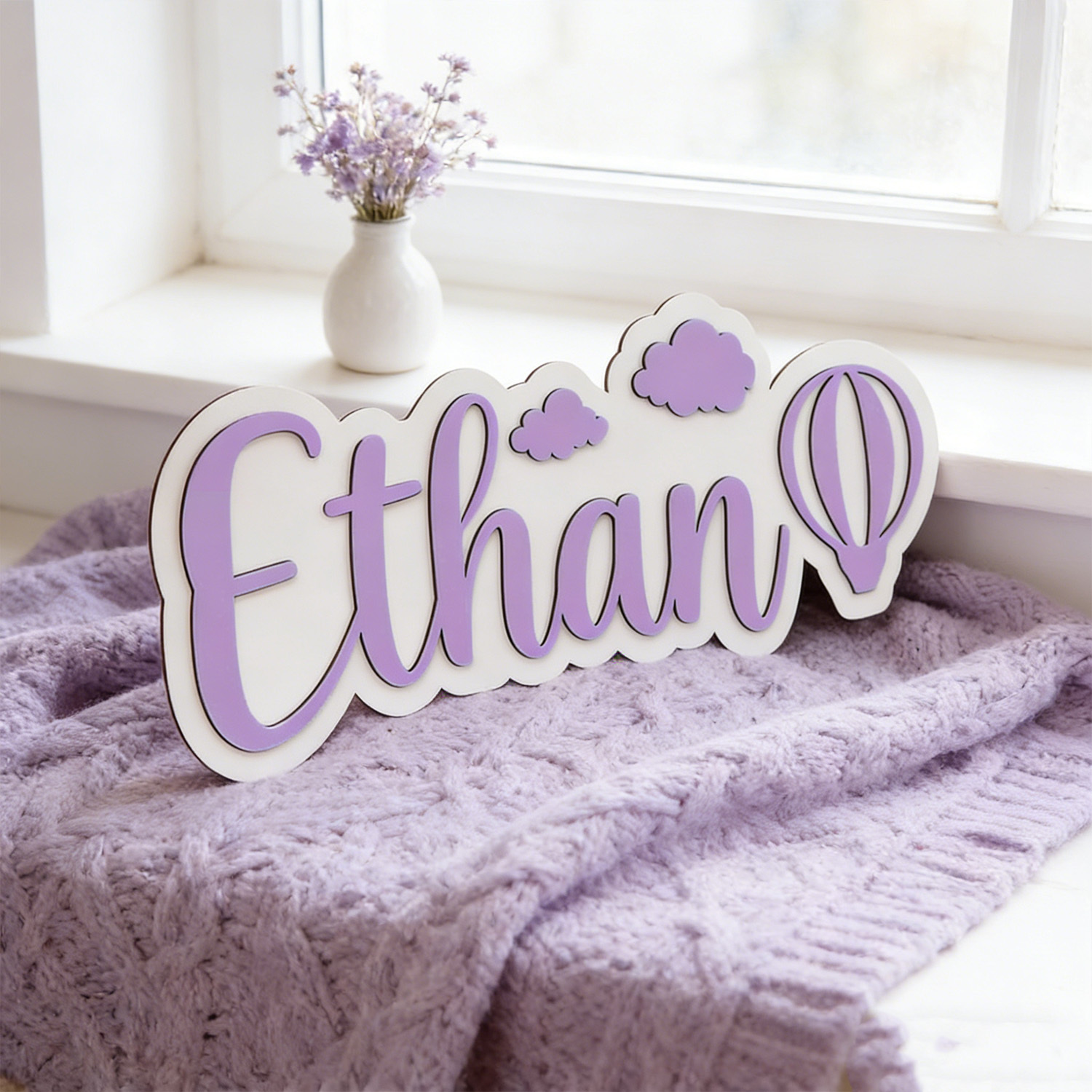 Personalized Hot Air Balloon & - Baby Nursery Decorations 리뷰 및 가격